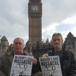 McGurk's Bar campaigners Robert McClenaghan and Gerard Keenan lobbied politicians in London.