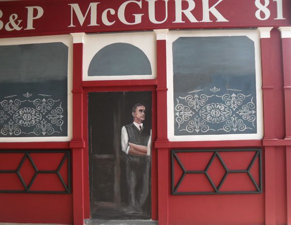 McGurk's Bar Mural